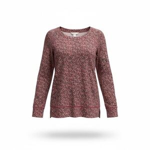 Christopher & Banks Pink Patterned Knit Top